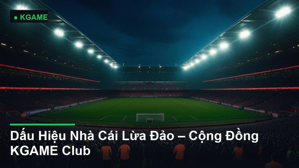 Dấu Hiệu Nhà Cái Lừa Đảo – Cộng Đồng KGAME Club